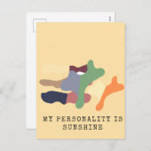 私の性格はサンシャイン シーズンポストカード (正面/裏面)