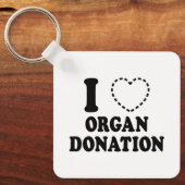 私の恋しく思ハート キーホルダー (正面)