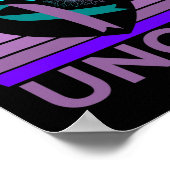 私の恋しく思叔父のハートひまわり自殺認識度に ポスター (角)