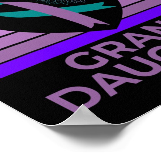 私の恋しく思孫娘ハート自殺認識度グラン ポスター (角)