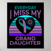 私の恋しく思孫娘ハート自殺認識度Gr ポスター (正面)