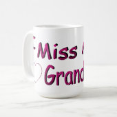 私の恋しく思孫 コーヒーマグカップ (正面左)