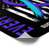 私の恋しく思息子の自殺認識度予防アメリカ人 ポスター (角)