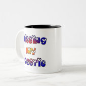 私の恋しく思股間 ツートーンマグカップ (正面左)