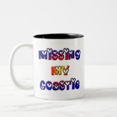 私の恋しく思股間 ツートーンマグカップ (左)