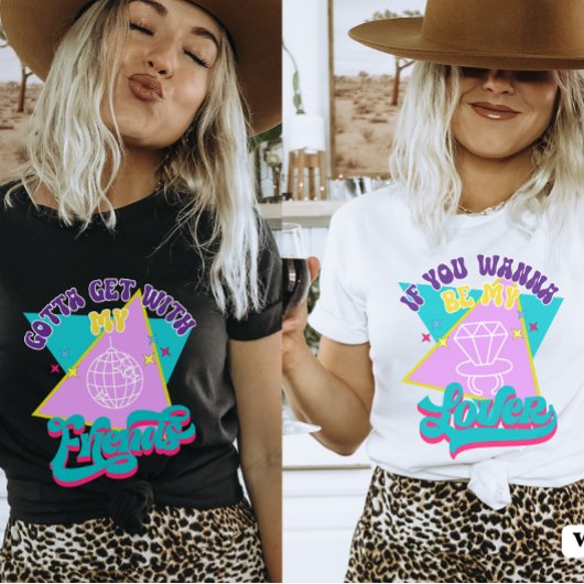 私の恋人になりたい？面白レトロ90年代バチェロレッテ Tシャツ