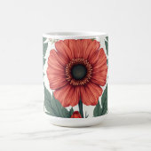 私の恋人の花は永遠 コーヒーマグカップ (中央)