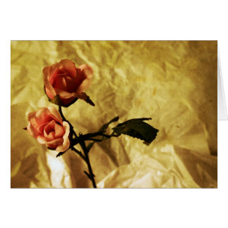 私の恋人カードのための花