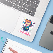 私の恋愛言語はアニメのオープニングです シール (ノートパソコンとiPhone)