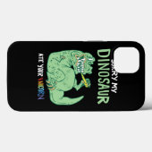 私の恐竜のユニ食べコーンごめんね Case-Mate iPhoneケース (裏面 (横))