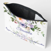 私の恩寵は十分だ、フローラ パーソナライズされた アクセサリーポーチ (見開き)