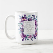 私の恩寵は十分なマグカップ コーヒーマグカップ (左)