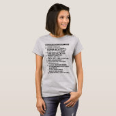 私の息子とのデートのルール Tシャツ (正面フル)