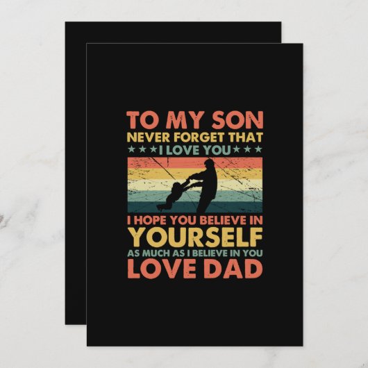 私の息子にとって、あなたの汗を愛しているのは絶対に分からない シーズンカード (正面/裏面)