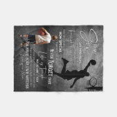 私の息子に母もしは フリースブランケット (正面(横))