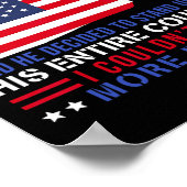 私の息子に誇りに思う軍のママAを立ち上げる方法を教えた ポスター (角)