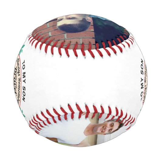 私の息子に – あなたは君よりも勇敢だ考え 野球ボール (裏面)