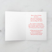 私の息子のクリスマスカードのためのクリスマス恵みのバッグ シーズンカード (内部)