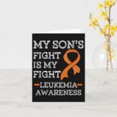 私の息子の戦いは私の戦い白血病認識度1 カード (黄色い花)