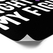 私の息子の戦いは私の戦い膵臓がん認識 ポスター (角)