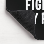 私の息子の戦いは私の戦い膵臓がん認識 マウスパッド (コーナー)