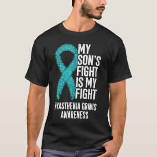 私の息子の戦いは私の戦い重症筋無力症Aw Tシャツ