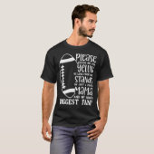 私の息子の最大のファンサッカーマ誇りを持ったマ Tシャツ (正面フル)