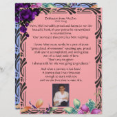 私の息子の献身オンパーソナライズされた紙桃 (正面/裏面)