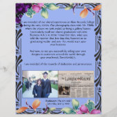 私の息子の献身オンパーソナライズされた紙桃 (裏面)