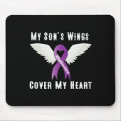 私の息子の翼が私のハートをカバーする過剰摂取を終了1 マウスパッド (正面)