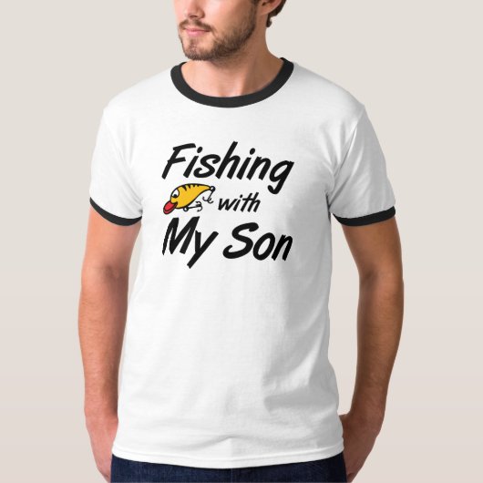 私の息子の角度のパパのTシャツによって採取 Tシャツ (正面)