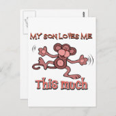 私の息子はこんなにも私を愛している ポストカード (正面/裏面)