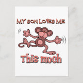私の息子はこんなにも私を愛している ポストカード (正面)
