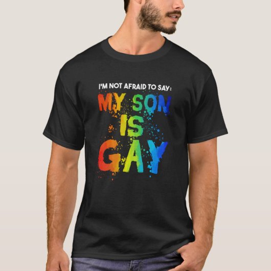 私の息子はゲイプライド月LGBT LGBTQママ Tシャツ (正面)