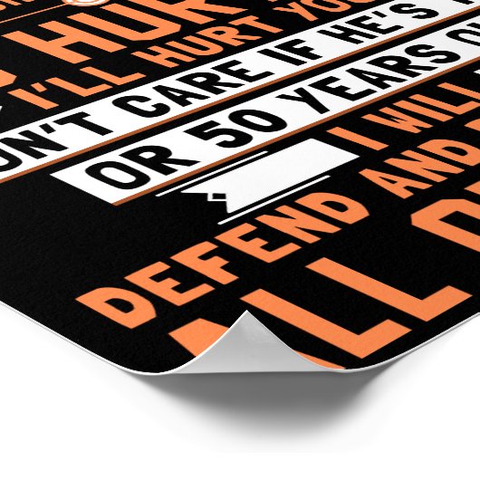 私の息子は今日は明日もベビーだし、いつも私の息子だ ポスター (角)