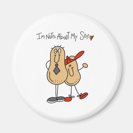 私の息子は大好き マグネット (正面)