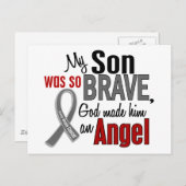 私の息子は天使1脳がん ポストカード (正面/裏面)