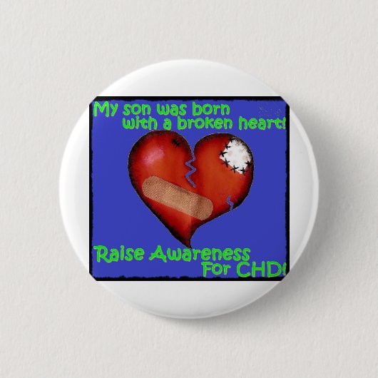 私の息子は失恋と生まれました 缶バッジ (正面)