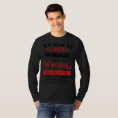 私の息子は心理的な大人の風刺ユーモアだ Tシャツ (正面フル)