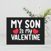 私の息子は私のバレンタインデーの母パパラブファミリー 招待状 (スタンド正面)