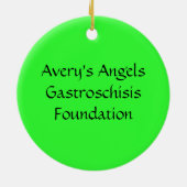 私の息子は私の英雄のオーナメントです セラミックオーナメント (裏面)