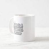 私の息子は黒色腫の生存者だ コーヒーマグカップ (正面左)