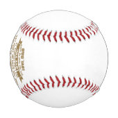 私の息子へのパパからのギフト私はあなたにパパを愛して欲しい 野球ボール (正面)