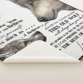 私の息子への贈り物、母と息子、息子へのラブレター シェルパブランケット (3/4)