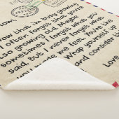 私の息子への贈り物、母と息子、息子へのラブレター シェルパブランケット (3/4)