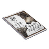 私の息子への贈り物、母と息子、息子へのラブレター ノートブック (右側)