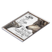 私の息子への贈り物、母と息子、息子へのラブレター ノートブック (左側)