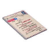 私の息子への贈り物、母と息子、息子へのラブレター ノートブック (右側)