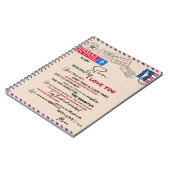 私の息子への贈り物、母と息子、息子へのラブレター ノートブック (左側)