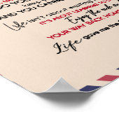 私の息子への贈り物、母と息子、息子へのラブレター ポスター (角)